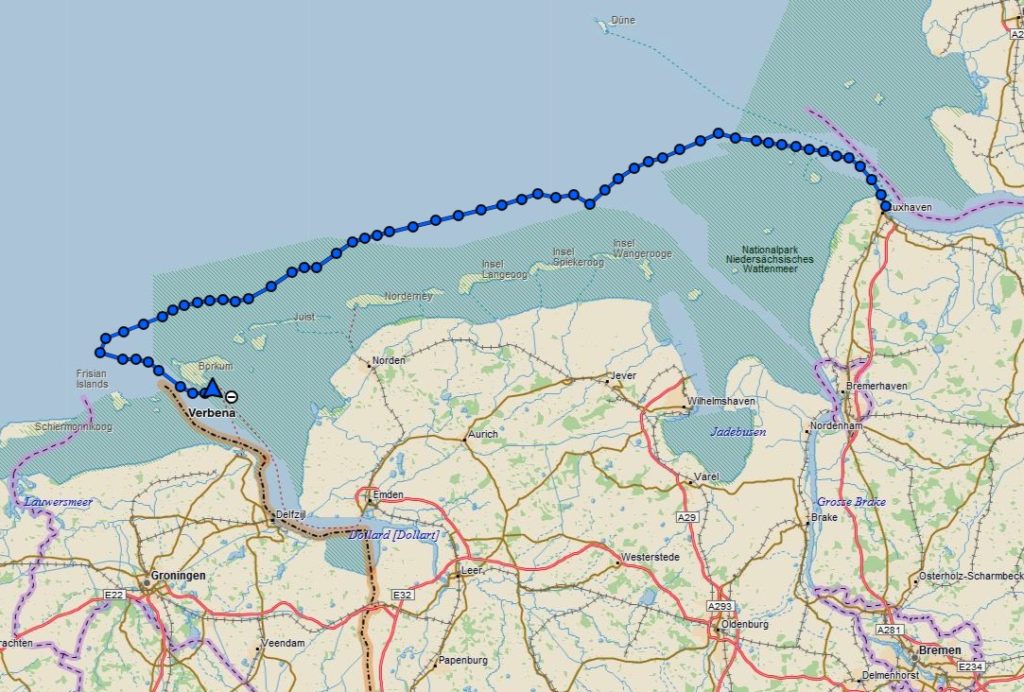 Cuxhaven to Borkum